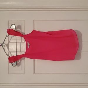 Hot pink flowy tank top from Naked Zebra, Size SMALL